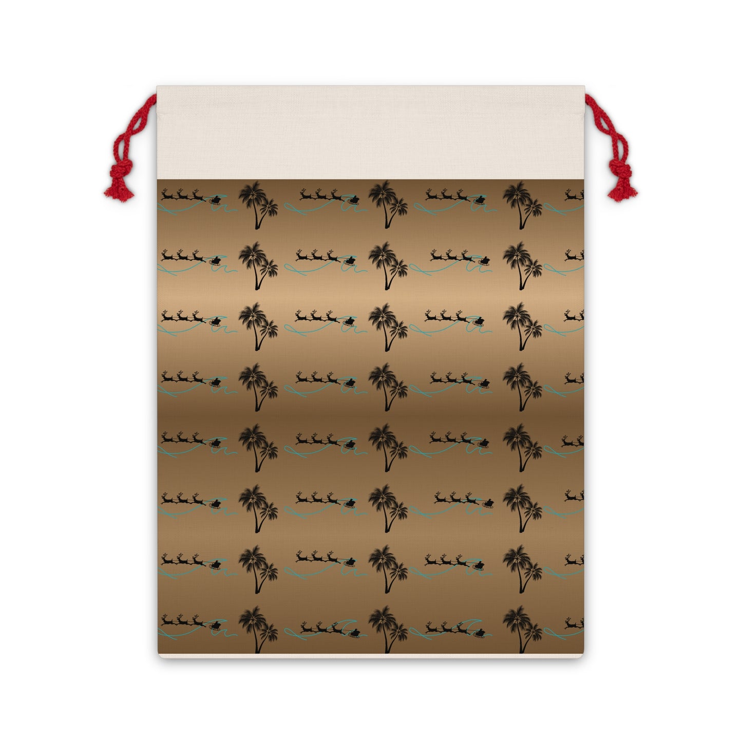 Holiday in Paradise Drawstring Gift Bag