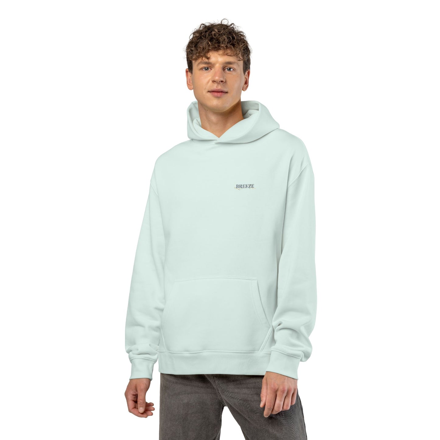 Seafoam Breeze Wave Hoodie
