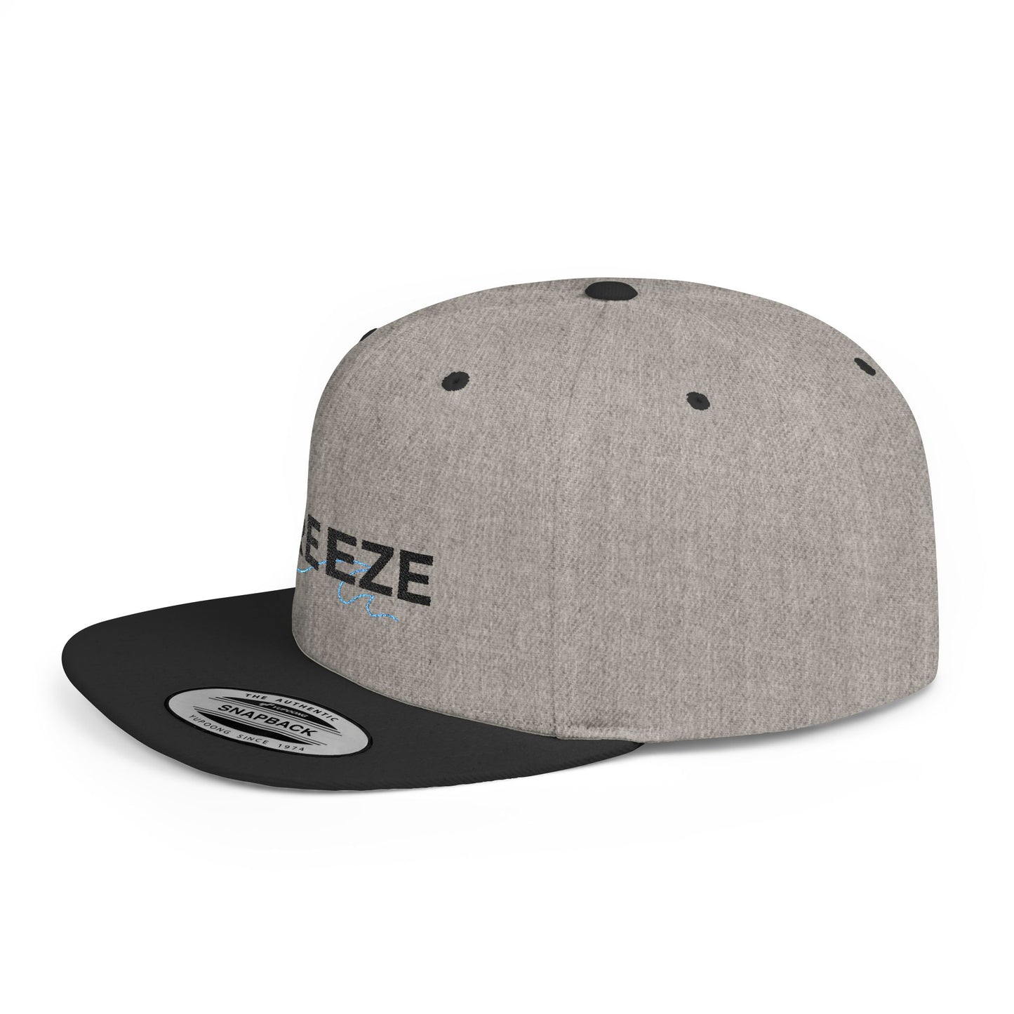Breeze Wave Flat Bill Snapback