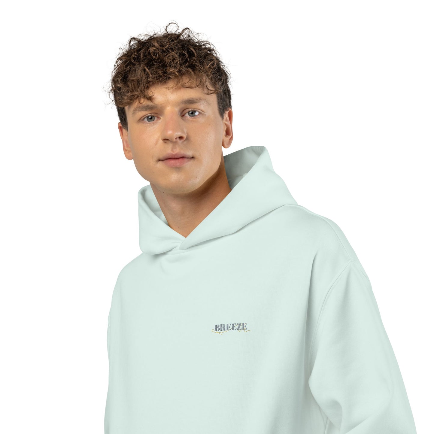Seafoam Breeze Wave Hoodie