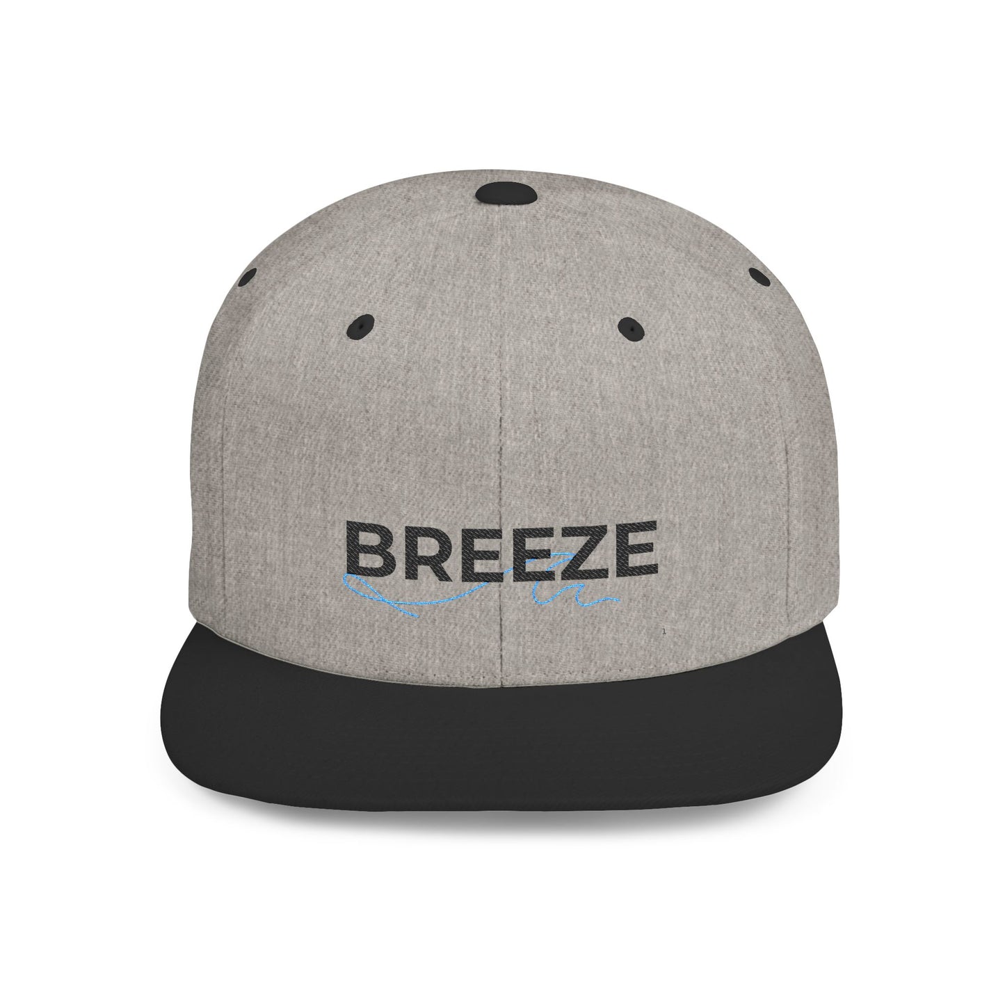 Breeze Wave Flat Bill Snapback