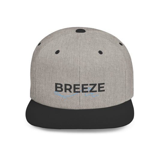 Breeze Wave Flat Bill Snapback